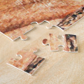Cedar Abstrakte Holzkunst Puzzle (Seite)