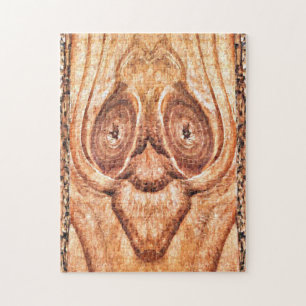 Cedar Abstrakte Holzkunst Puzzle