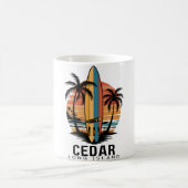 Cedar Beach Long Island Surfen Surfer _1 Kaffeetasse (Mittel)