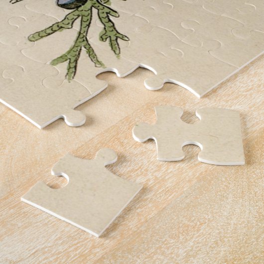 Cedar Bird, Cedar Waxwing Audubon Birds of America Puzzle (Seite)