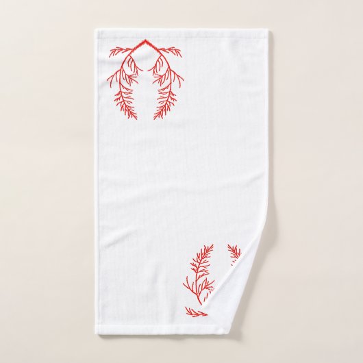 Cedar Blätter auf einem Bad Handtuch Set (Handtuch)