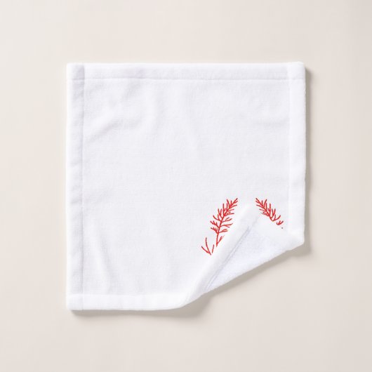 Cedar Blätter auf einem Bad Handtuch Set (Waschlappen)