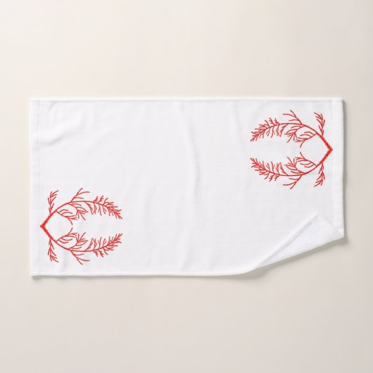 Cedar Blätter auf einem Bad Handtuch Set (Handtuch)