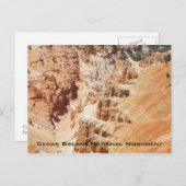 Cedar Breaks Nationaldenkmal Postkarte (Vorne/Hinten)