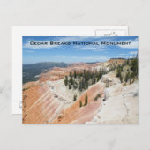 Cedar Breaks Nationaldenkmal Postkarte (Vorne/Hinten)