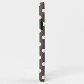 Cedar Brown Polka Dot Case-Mate iPhone Case (Hinten/Rechts)