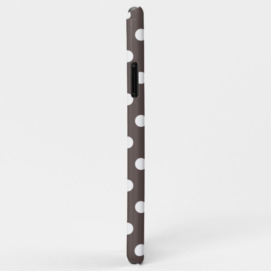 Cedar Brown Polka Dot Case-Mate iPhone Case (Hinten/Rechts)