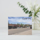 Cedar City Postkarte (Stehend Vorderseite)