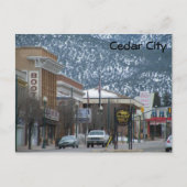 Cedar City Postkarte (Vorderseite)