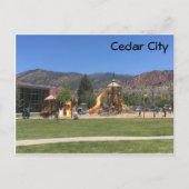 Cedar City Postkarte (Vorderseite)