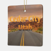 Cedar City UT Keramikornament (Links)