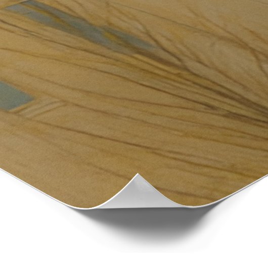 Cedar City Utah Temple Painting™ LDS Art Poster (Ecke)