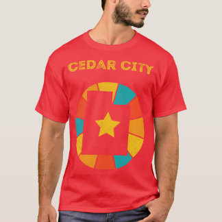 Cedar City Utah Vintag gestresstes Souvenir 1 T-Shirt