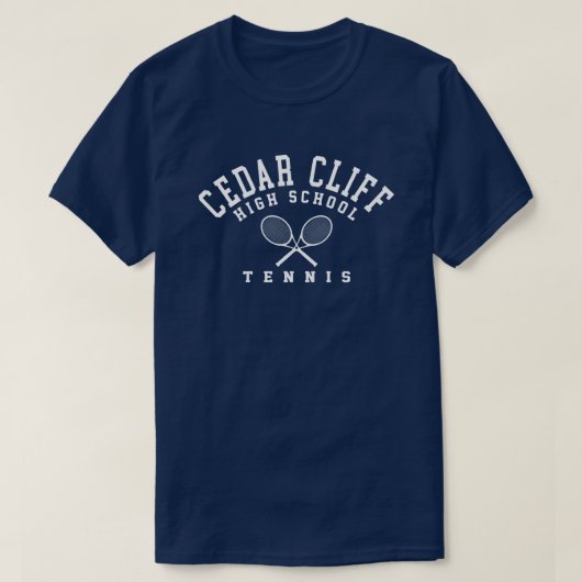 Cedar Cliff Tennis T-Shirt (Design vorne)