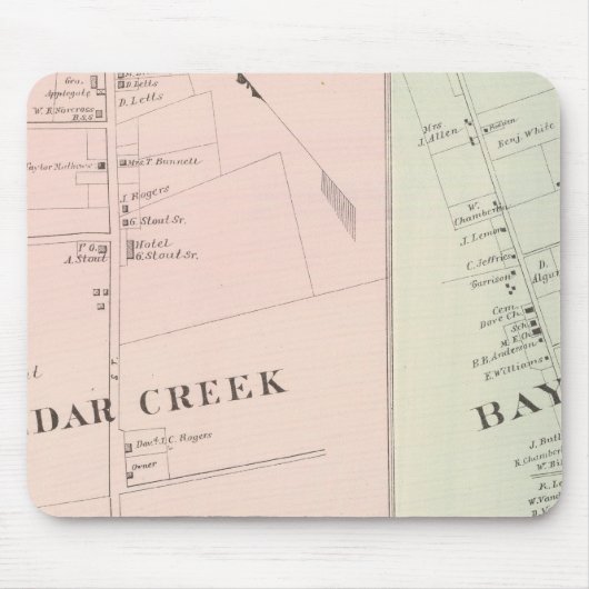 Cedar Creek, Goodluck Bayville, New Jersey Mousepad (Vorne)