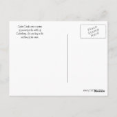 Cedar Creek Interurban Bridge Postkarte (Rückseite)