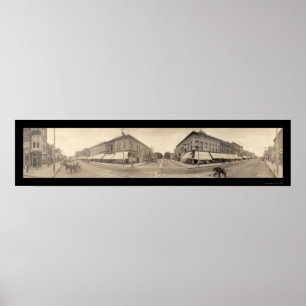 Cedar Falls, IA Foto 1907 Poster