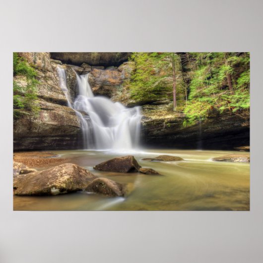 Cedar Falls Ohio Print Poster (Vorne)