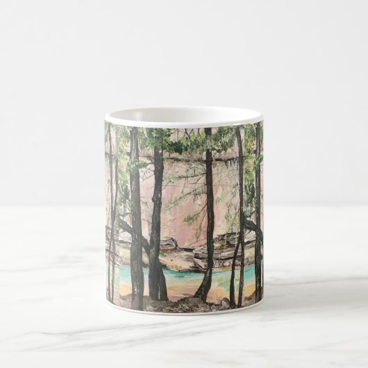 Cedar Falls Trail, Hocking Hills Kaffeetasse (Mittel)