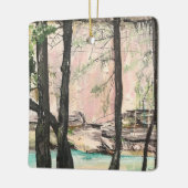 Cedar Falls Trail, Hocking Hills Keramikornament (Links)