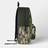 Cedar Forest Woods Watercolor Bedruckter Rucksack (Links)