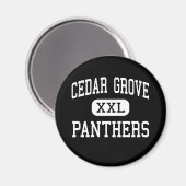 Cedar Grove - Panthers - High - Cedar Grove Magnet (Vorderseite/Rückseite)
