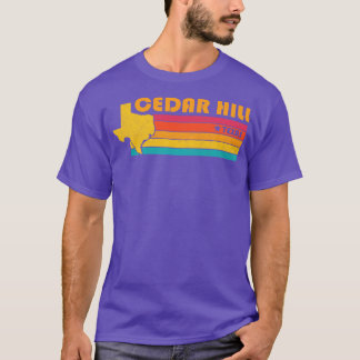 Cedar Hill Texas Vintag bekümmerte Souvenir T-Shirt
