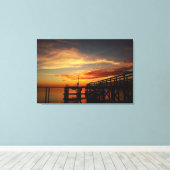 Cedar Key Florida Sunset 9 Leinwanddruck (Insitu (Holzboden))
