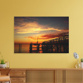 Cedar Key Florida Sunset 9 Leinwanddruck (Insitu (Wohnzimmer))