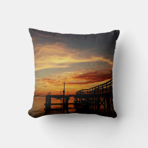 Cedar Key Florida Sunset Kissen
