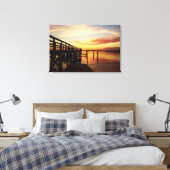 Cedar Key Florida Sunset Leinwanddruck (Insitu (Schlafzimmer))