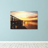 Cedar Key Florida Sunset Leinwanddruck (Insitu (Holzboden))