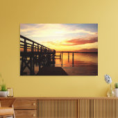 Cedar Key Florida Sunset Leinwanddruck (Insitu (Wohnzimmer))