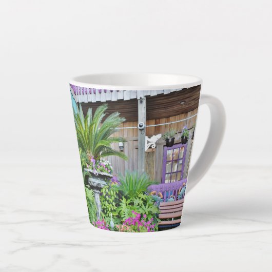 Cedar Key Patio Latte Tasse (Rechte Ecke)