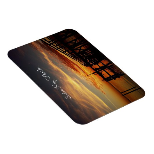 Cedar Key Sunset Magnet (Rechte Seite)
