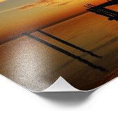 Cedar Key Sunset Print Fotodruck (Ecke)