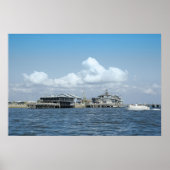 Cedar Key Waterfront Print Poster (Vorne)