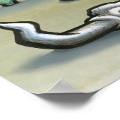 Cedar Park TEXAS Karte Poster (Ecke)