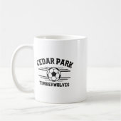 Cedar Park Timberwolves Fußball Ll 2025 Kaffeetasse (Links)