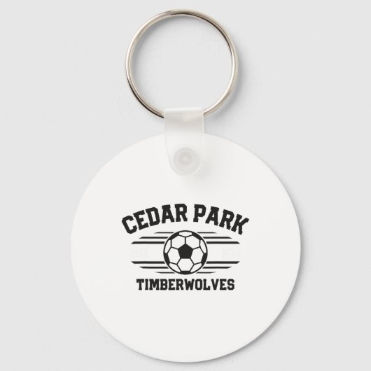 Cedar Park Timberwolves Fußball Ll 2025 Schlüsselanhänger (Vorderseite)