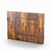 Cedar Planks | rustikales Holzkornmuster Fotoblock (Rechts)