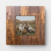 Cedar Planks | rustikales Holzkornmuster Fotoplatte (Vorderseite)