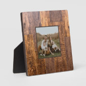 Cedar Planks | rustikales Holzkornmuster Fotoplatte (Vorderseite)