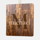 Cedar Planks | rustikales Holzkornmuster Keramikornament (Links)