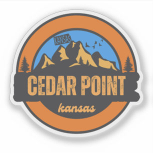 Cedar Point, Kansas Aufkleber