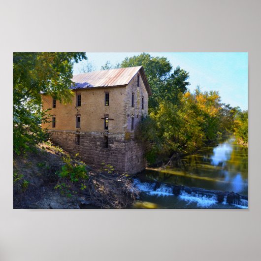 Cedar Point Mill, Kansas Poster (Vorne)