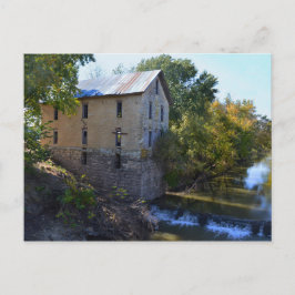 Cedar Point Mill, Kansas Postkarte