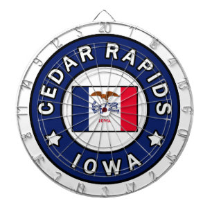 Cedar Rapids Iowa Dartscheibe