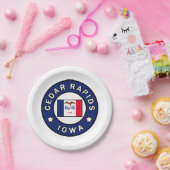 Cedar Rapids Iowa Pappteller (Party)