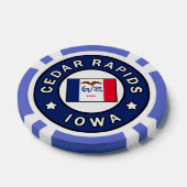 Cedar Rapids Iowa Pokerchips (Einzeln)